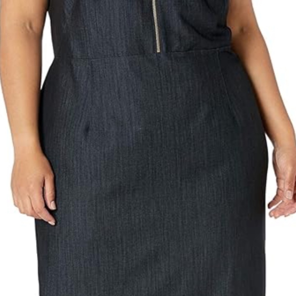 Elegant Black Denim Skirt